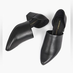 Intentionally Blank Leather Perf-Hi D'Orsay Shoes